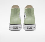 CONVERSE - סניקרס פלטפורמה קנבס גבוהות לנשים CHUCK TAYLOR ALL STAR HIGH LIFT בצבע מנטה - MASHBIR//365