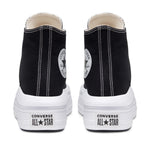 CONVERSE - סניקרס פלטפורמה קנבס גבוהות לנשים CHUCK TAYLOR ALL STAR MOVE בצבע שחור - MASHBIR//365
