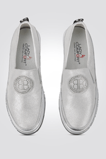 LADY COMFORT - סניקרס פלטפורמה לנשים בצבע כסף - MASHBIR//365