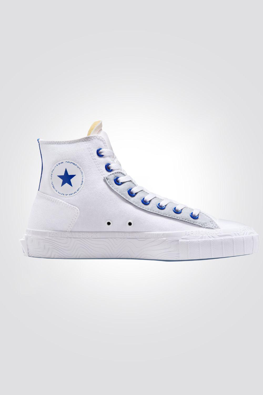 CONVERSE - סניקרס גבוהות לגבר CHUCK TAYLOR ALT STAR HI בצבע לבן וכחול - MASHBIR//365