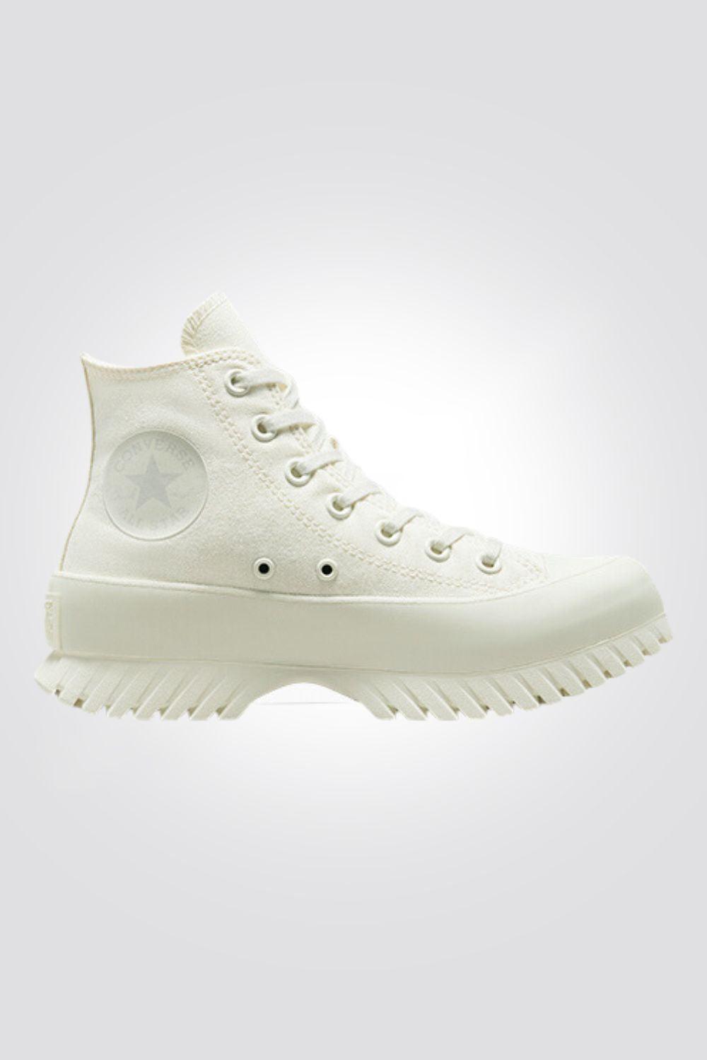 CONVERSE - סניקרס גבוהות לנשים Chuck Taylor All Star Lugged 2.0 בצבע בז' - MASHBIR//365