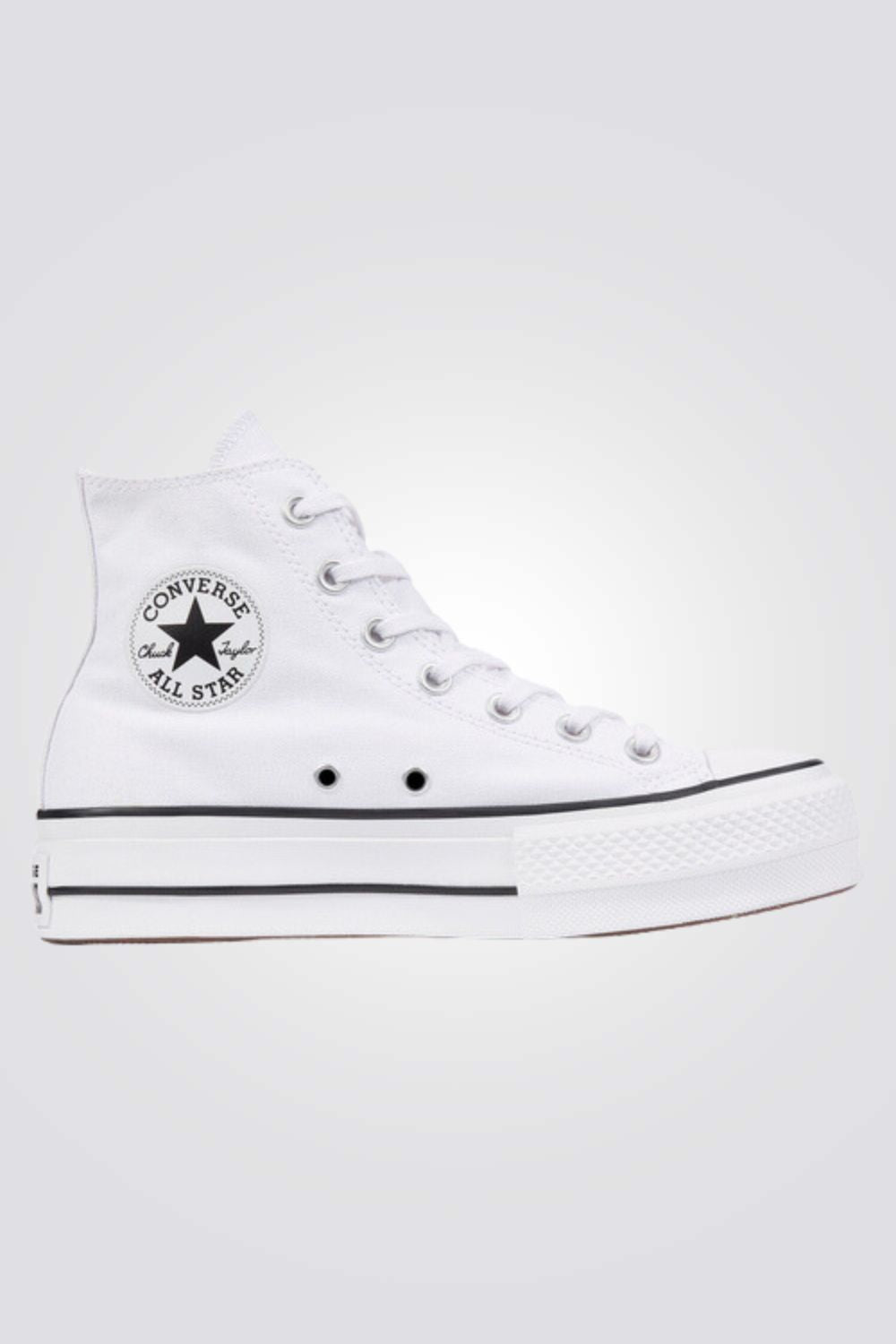 CONVERSE - סניקרס גבוהות לנשים LIFT PLATFORM בצבע לבן - MASHBIR//365
