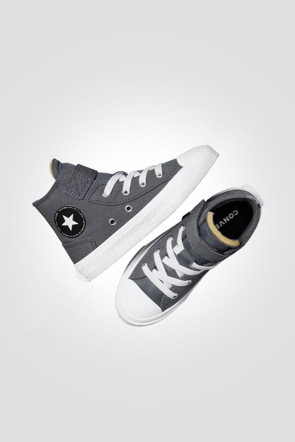 CONVERSE - סניקרס גבוהות לנוער בצבע אפור - MASHBIR//365