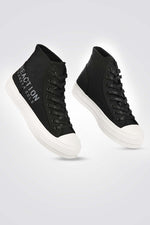 KENNETH COLE - סניקרס קנבס גבוה בצבע שחור - MASHBIR//365