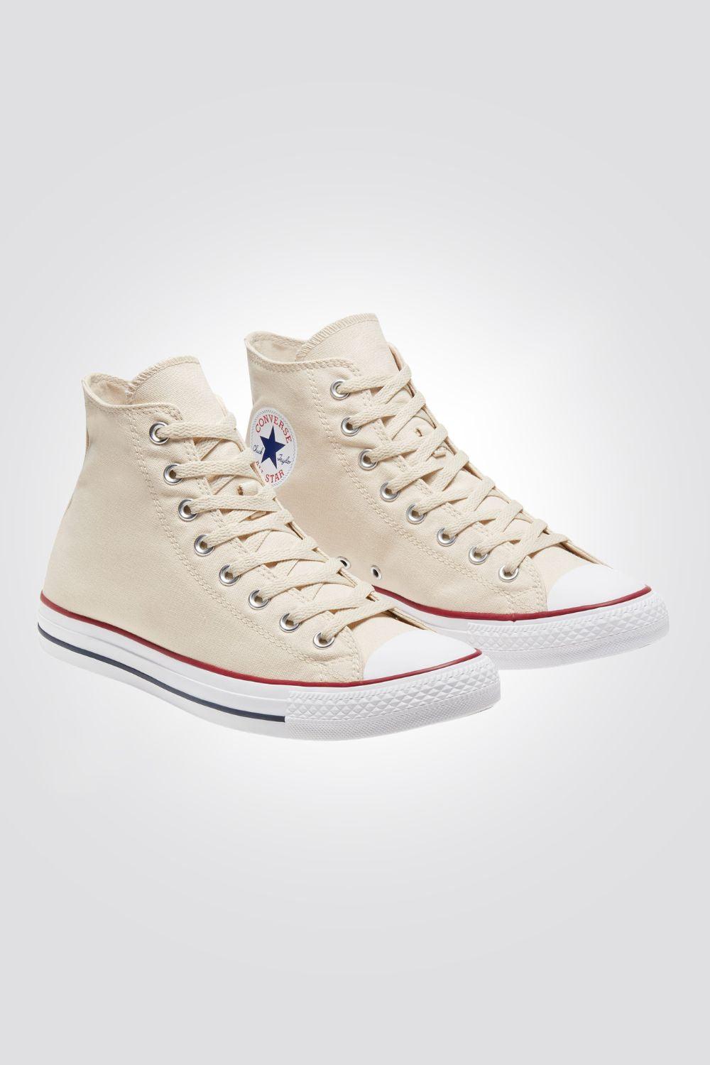 CONVERSE - סניקרס קנבס גבוהות CHUCK TAYLOR ALL STAR HIGH בצבע בז' - MASHBIR//365