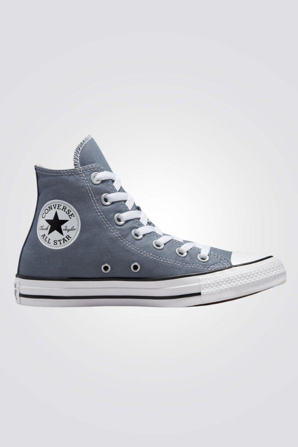 CONVERSE - סניקרס קנבס גבוהות CHUCK TAYLOR ALL STAR HIGH בצבע ג'ינס - MASHBIR//365