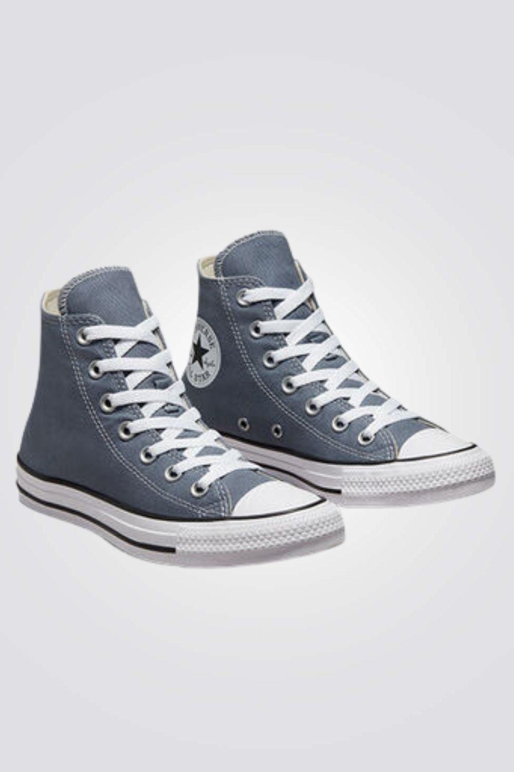 CONVERSE - סניקרס קנבס גבוהות CHUCK TAYLOR ALL STAR HIGH בצבע ג'ינס - MASHBIR//365