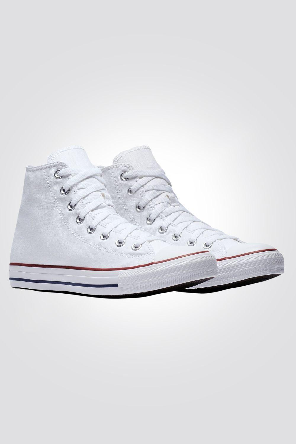 CONVERSE - סניקרס קנבס גבוהות CHUCK TAYLOR ALL STAR HIGH בצבע לבן - MASHBIR//365