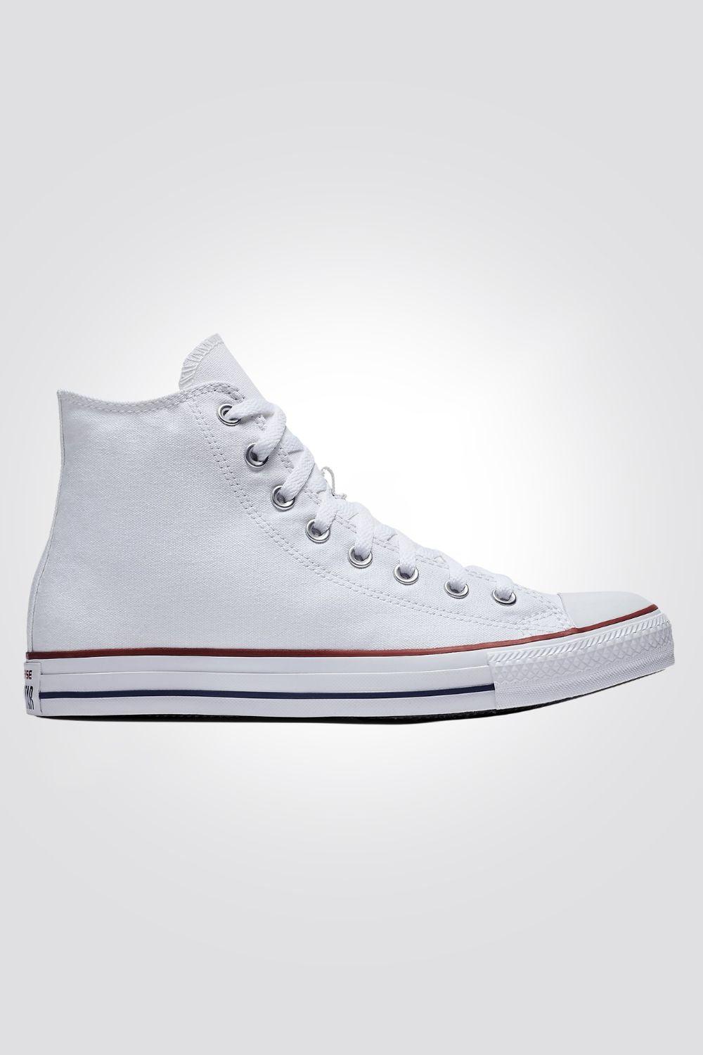 CONVERSE - סניקרס קנבס גבוהות CHUCK TAYLOR ALL STAR HIGH בצבע לבן - MASHBIR//365