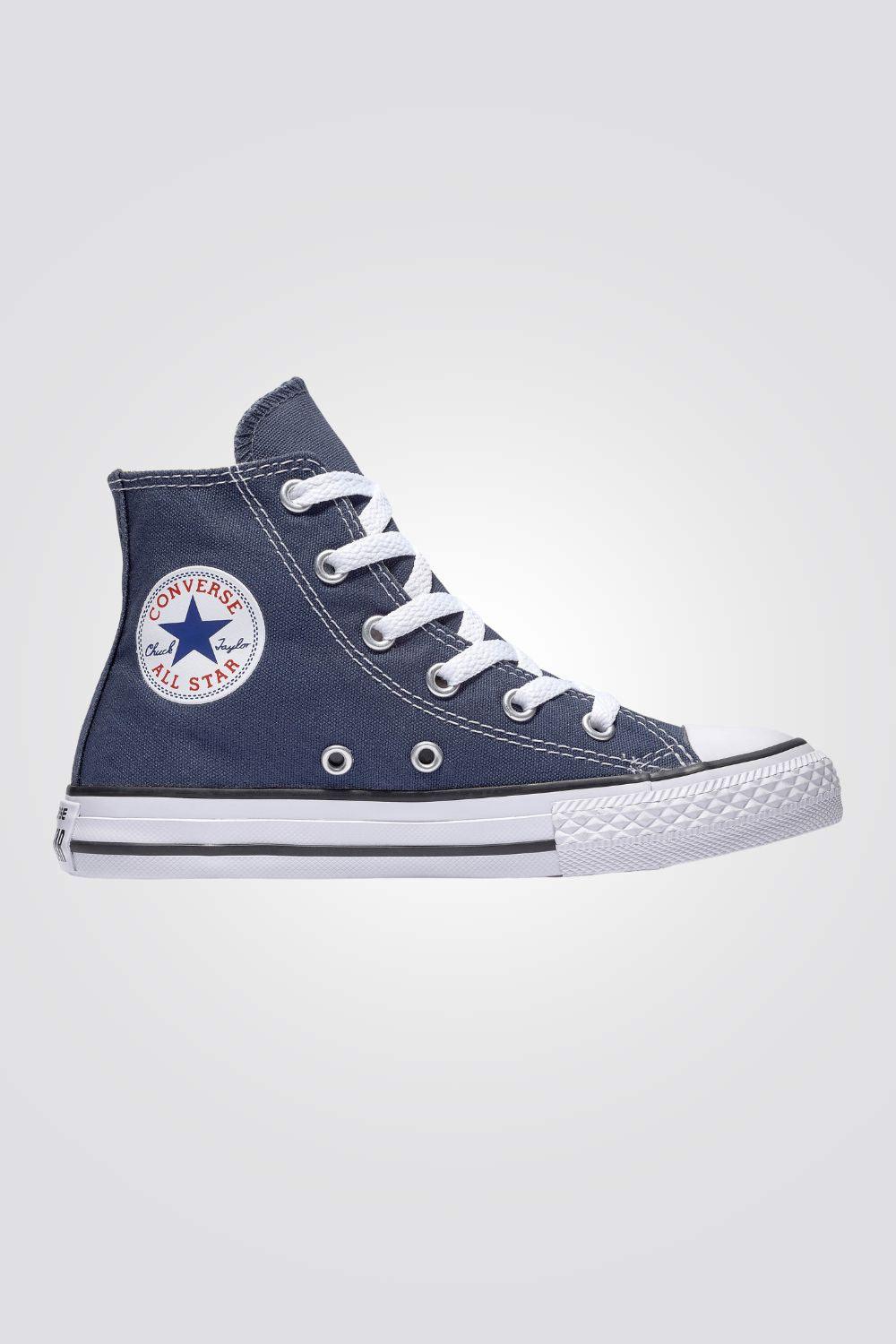 CONVERSE - סניקרס קנבס גבוהות CHUCK TAYLOR ALL STAR HIGH בצבע נייבי - MASHBIR//365