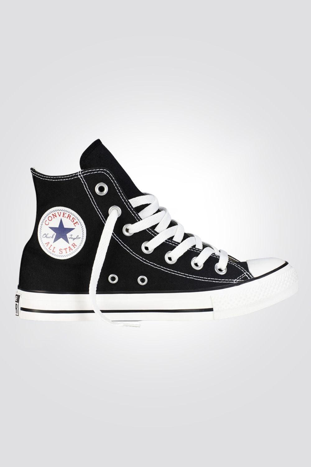 CONVERSE - סניקרס קנבס גבוהות CHUCK TAYLOR ALL STAR HIGH בצבע שחור - MASHBIR//365