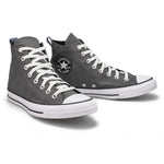 CONVERSE - סניקרס קנבס גבוהות לגברים CHUCK TAYLOR ALL STAR HIGH בצבע אפור - MASHBIR//365