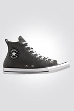 CONVERSE - סניקרס קנבס גבוהות לגברים CHUCK TAYLOR ALL STAR HIGH בצבע אפור - MASHBIR//365