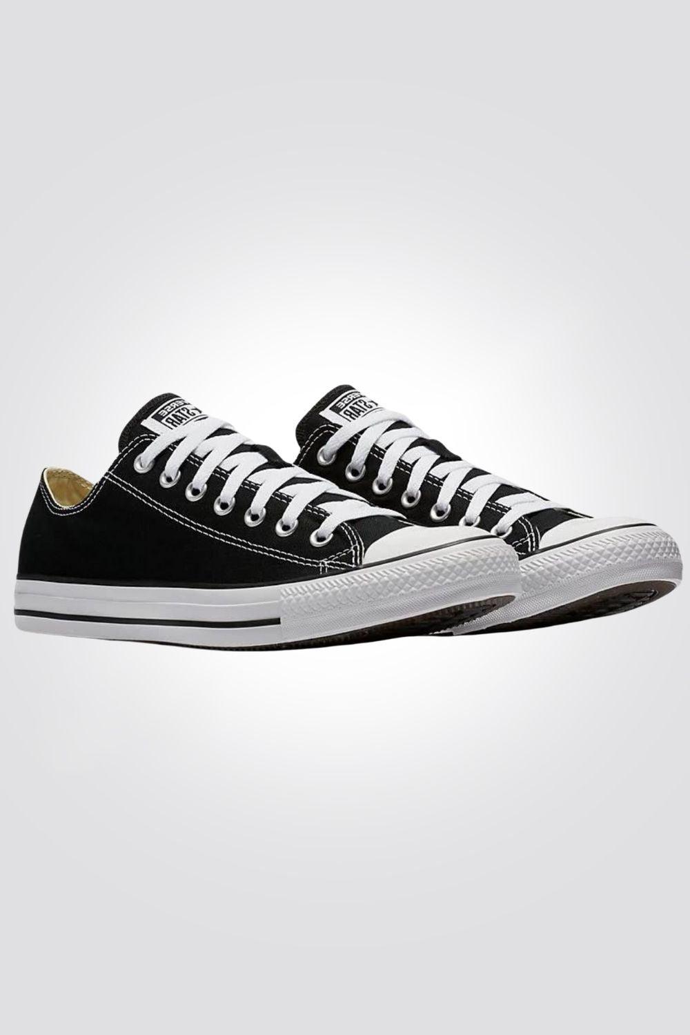 CONVERSE - סניקרס קנבס נמוכות CHUCK TAYLOR ALL STAR בצבע שחור - MASHBIR//365