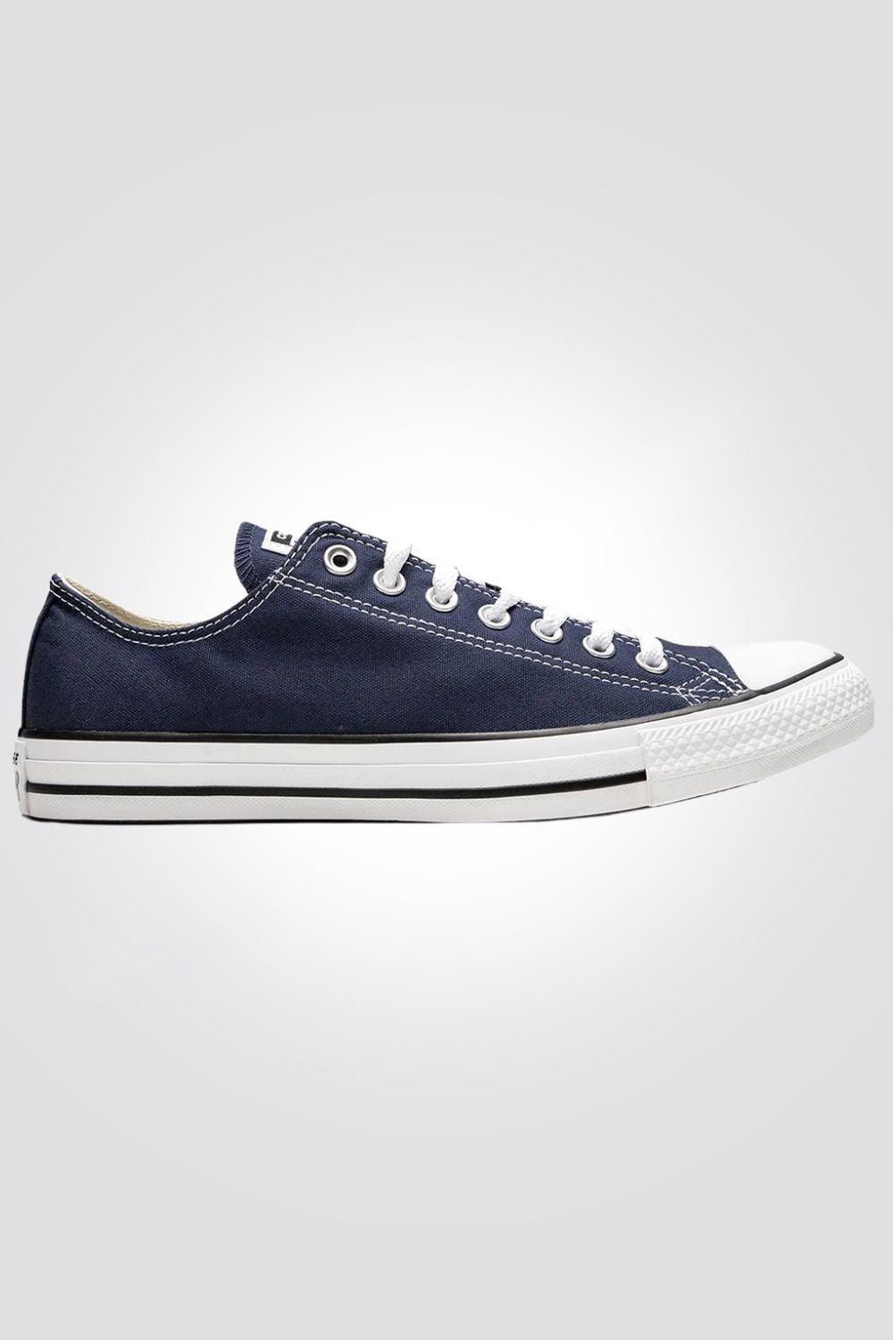 CONVERSE - סניקרס קנבס נמוכות לגברים CHUCK TAYLOR ALL STAR בצבע נייבי - MASHBIR//365