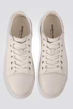 KENNETH COLE - סניקרס LEATHER AND CANVAS בצבע לבן - MASHBIR//365