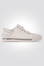 KENNETH COLE - סניקרס LEATHER AND CANVAS בצבע לבן - MASHBIR//365