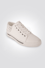 KENNETH COLE - סניקרס LEATHER AND CANVAS בצבע לבן - MASHBIR//365