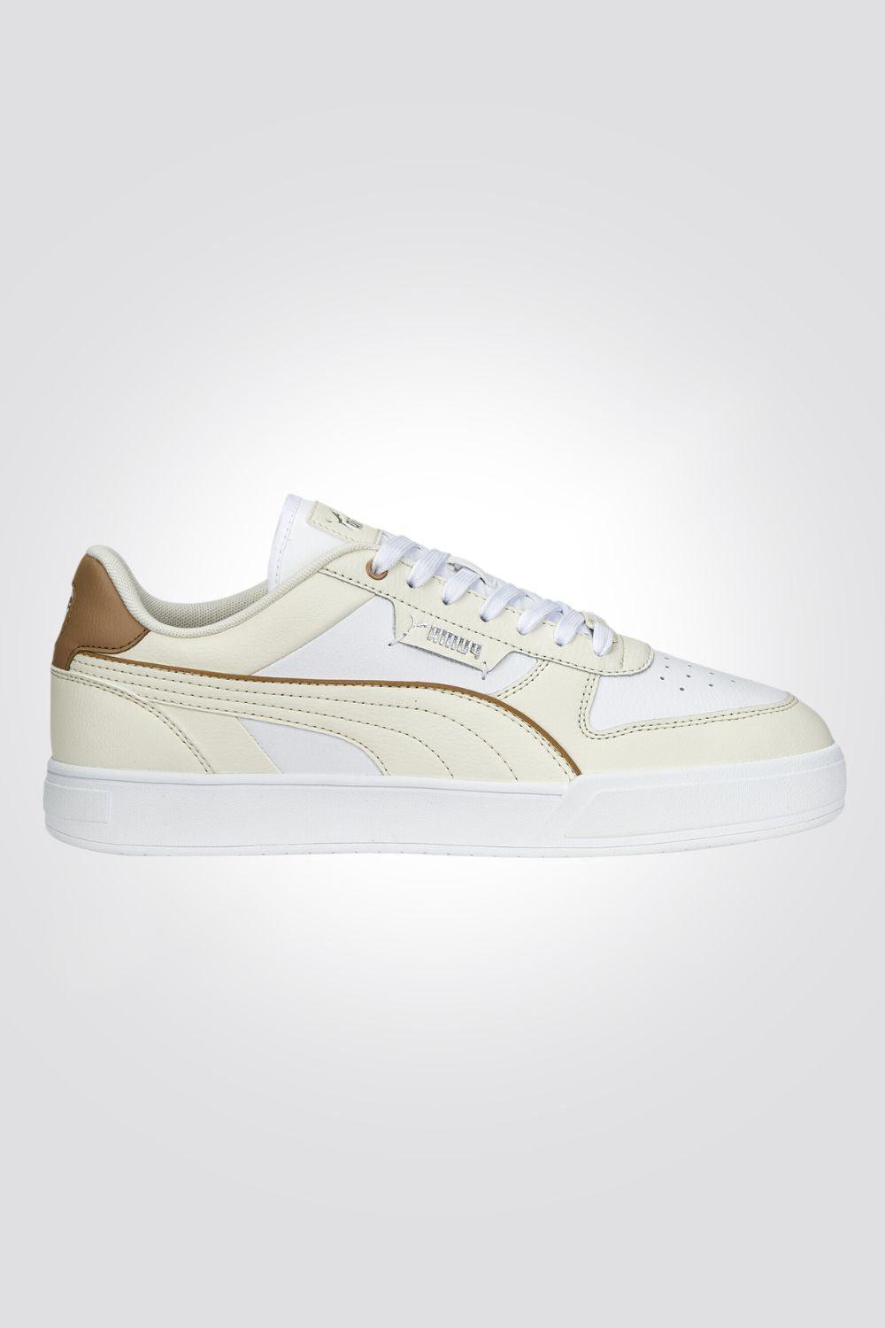 PUMA - סניקרס לגבר Caven Dime בצבע לבן ובז' - MASHBIR//365