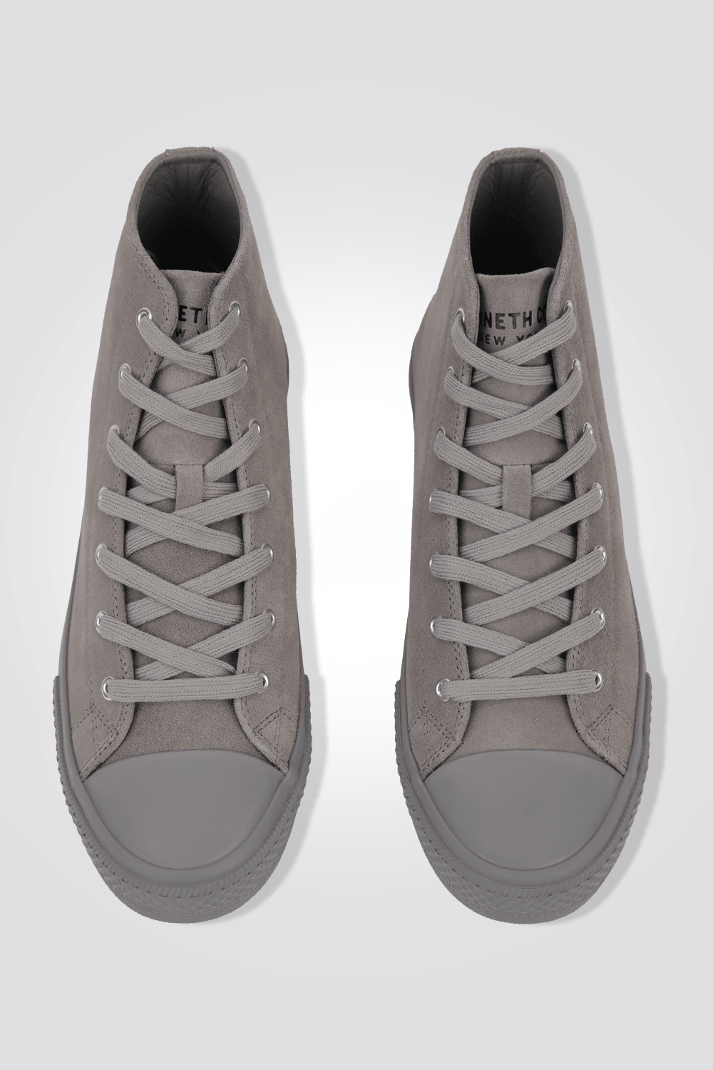 KENNETH COLE - סניקרס לגבר מעור בצבע אפור - MASHBIR//365