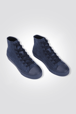 KENNETH COLE - סניקרס לגבר מעור בצבע כחול - MASHBIR//365