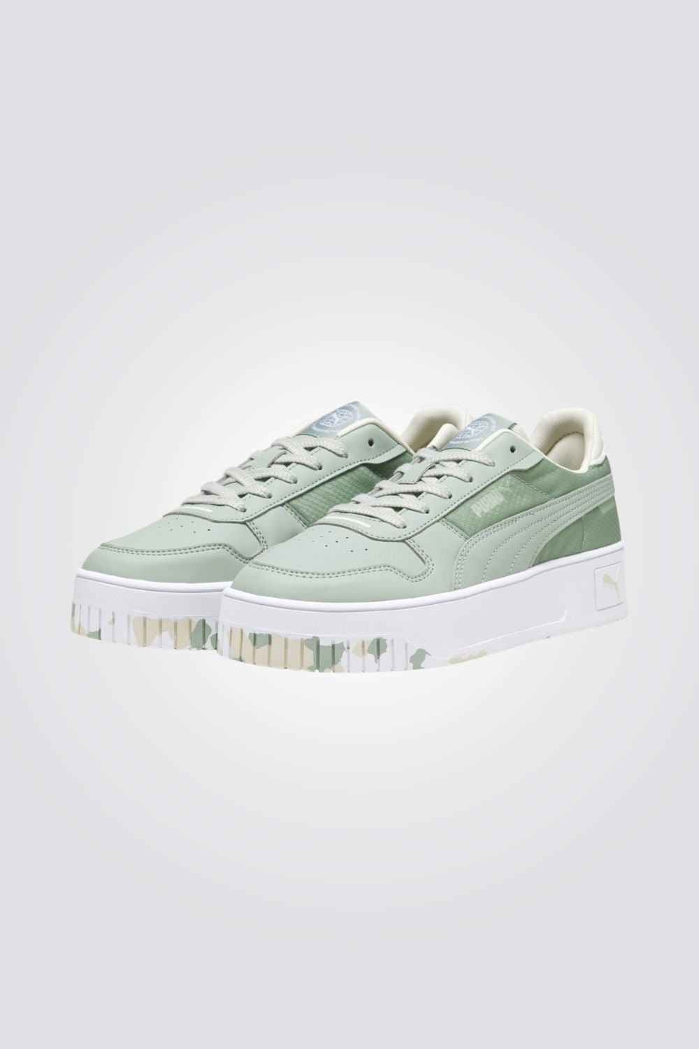 PUMA - סניקרס לגברים Carina Street Better בצבע ירוק ולבן - MASHBIR//365