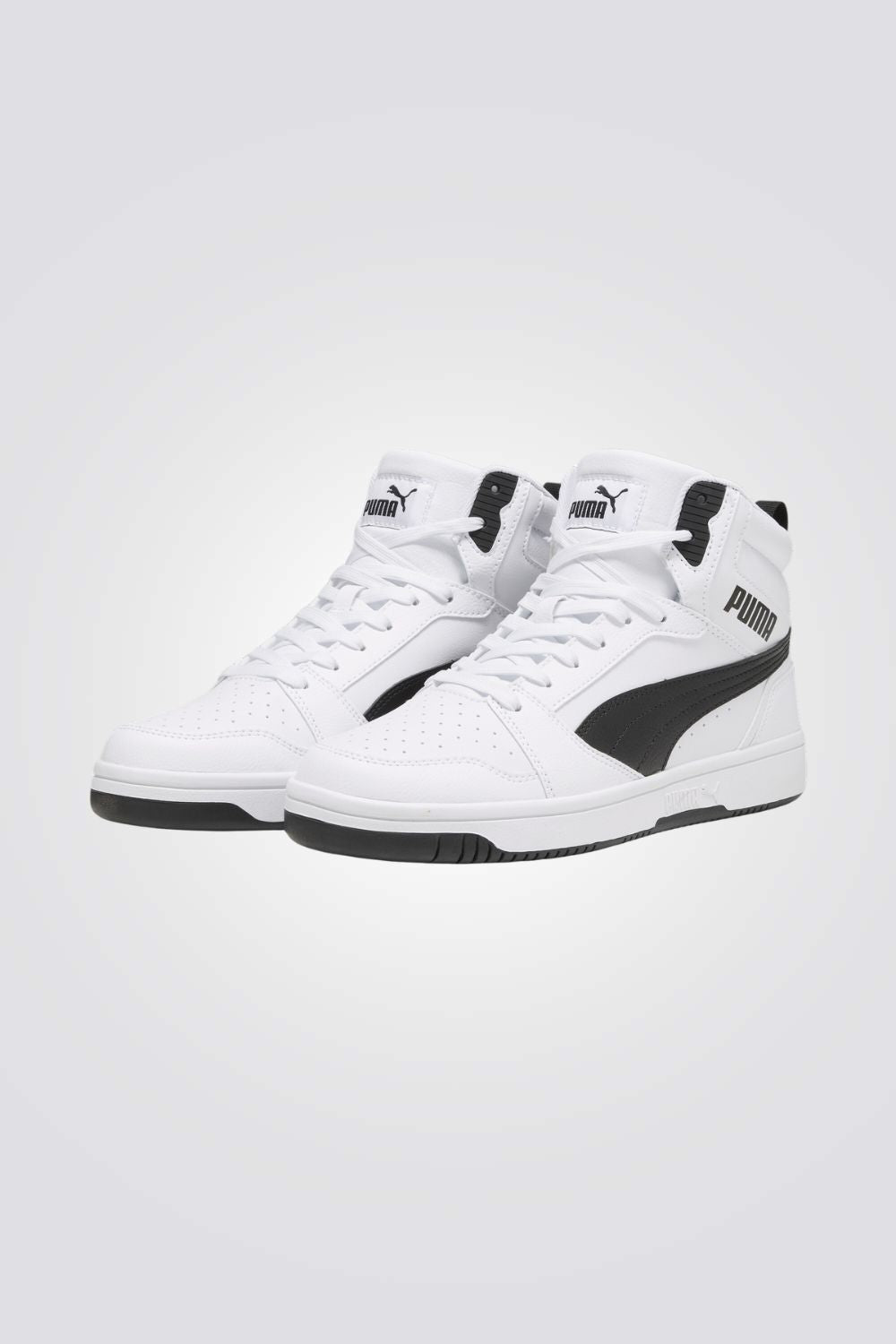 PUMA - סניקרס לגברים Rebound v6 Info בצבע לבן ושחור - MASHBIR//365