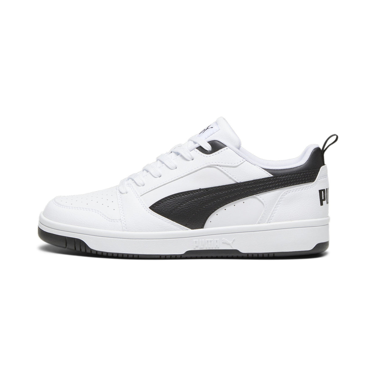 PUMA - סניקרס לגברים Rebound v6 Low בצבע לבן ושחור - MASHBIR//365