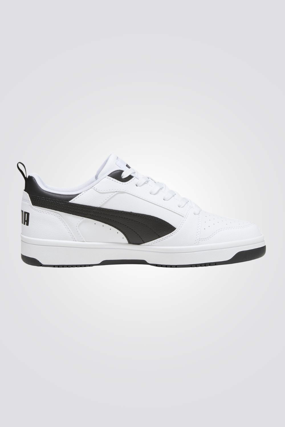 PUMA - סניקרס לגברים Rebound v6 Low בצבע לבן ושחור - MASHBIR//365