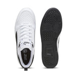 PUMA - סניקרס לגברים Rebound v6 Low בצבע לבן ושחור - MASHBIR//365