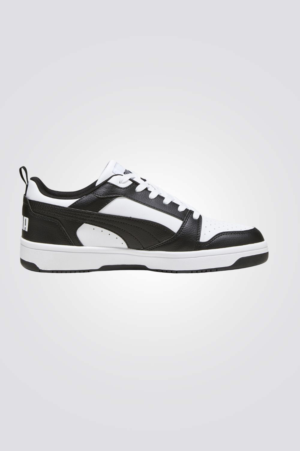 PUMA - סניקרס לגברים Rebound v6 Low בצבע שחור ולבן - MASHBIR//365