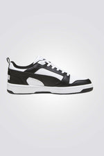 PUMA - סניקרס לגברים Rebound v6 Low בצבע שחור ולבן - MASHBIR//365
