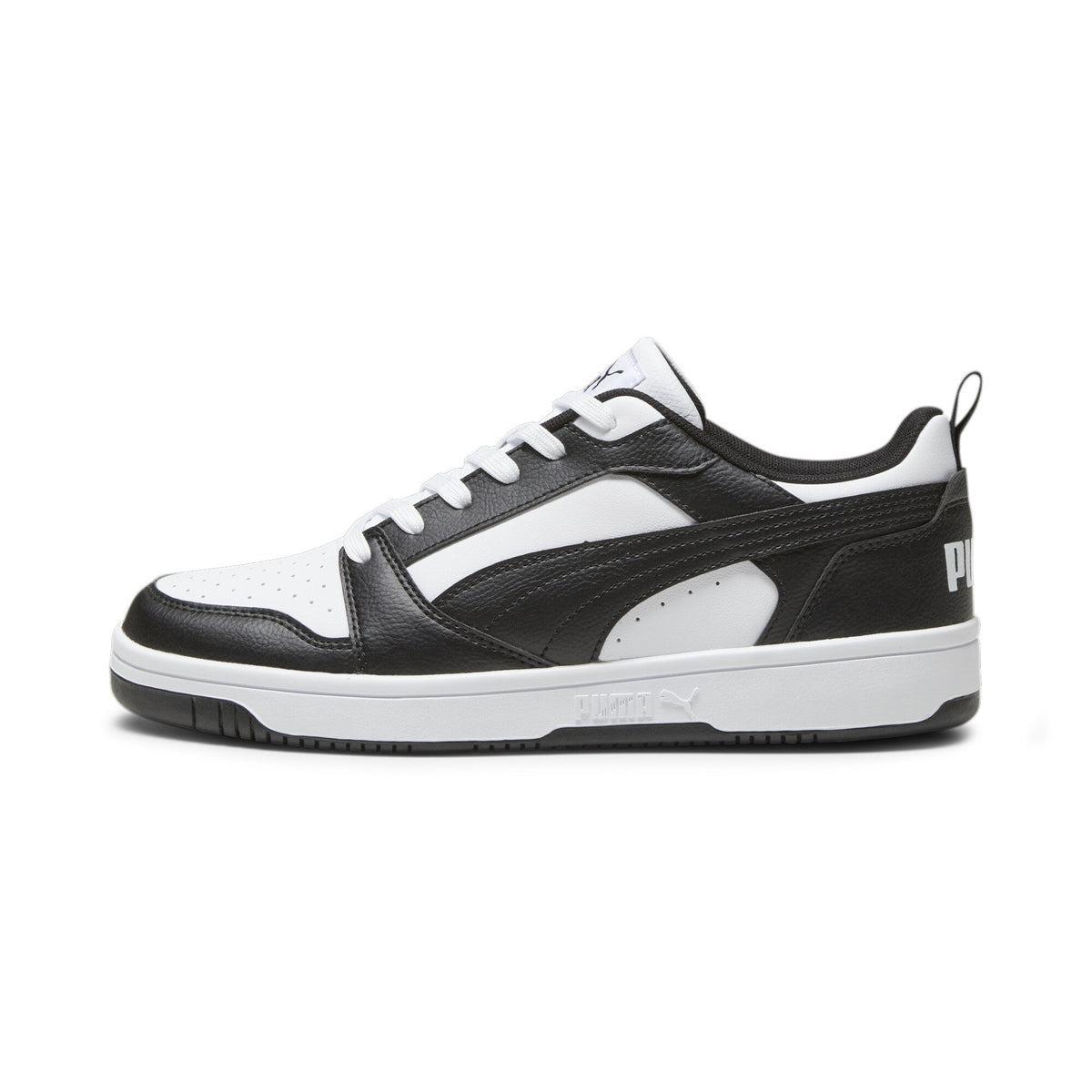 PUMA - סניקרס לגברים Rebound v6 Low בצבע שחור ולבן - MASHBIR//365