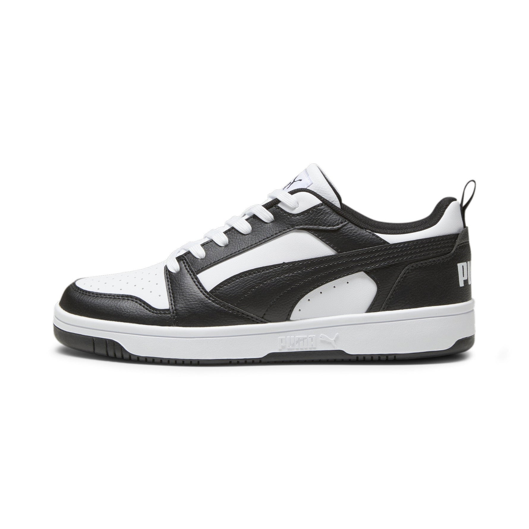 PUMA - סניקרס לגברים Rebound v6 Low בצבע שחור ולבן - MASHBIR//365