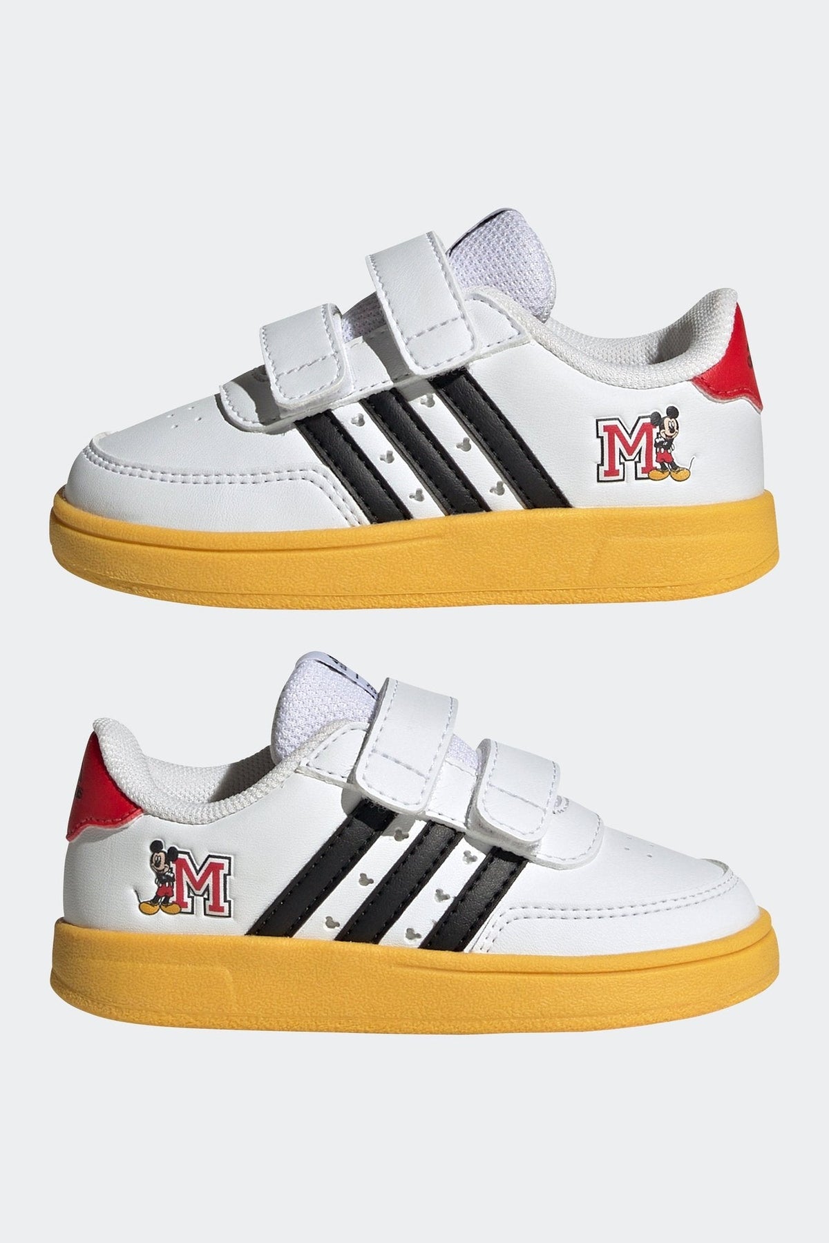 ADIDAS - סניקרס לילדים BREAKNET X DISNEY MICKEY MOUSE בצבע לבן - MASHBIR//365