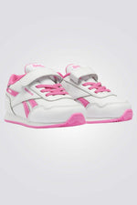 REEBOK - סניקרס לילדים Royal Classic Jog 3 בצבע לבן - MASHBIR//365
