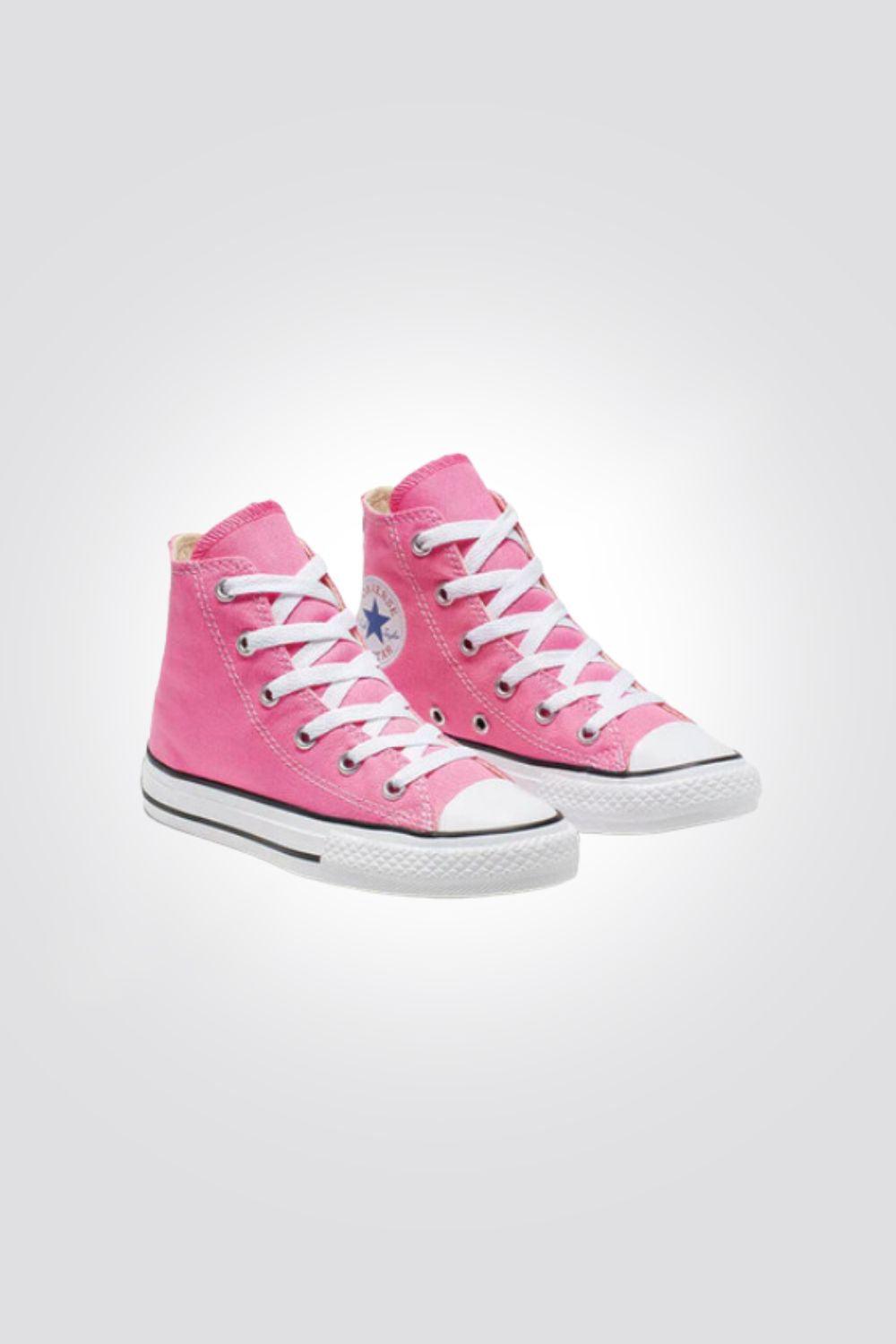 CONVERSE - סניקרס לילדות CHUCK TAYLOR ALL STAR KIDS בצבע ורוד - MASHBIR//365