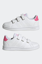 ADIDAS - סניקרס לנערות ADVANTAGE CF C בצבע לבן וורוד - MASHBIR//365