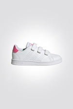 ADIDAS - סניקרס לנערות ADVANTAGE CF C בצבע לבן וורוד - MASHBIR//365