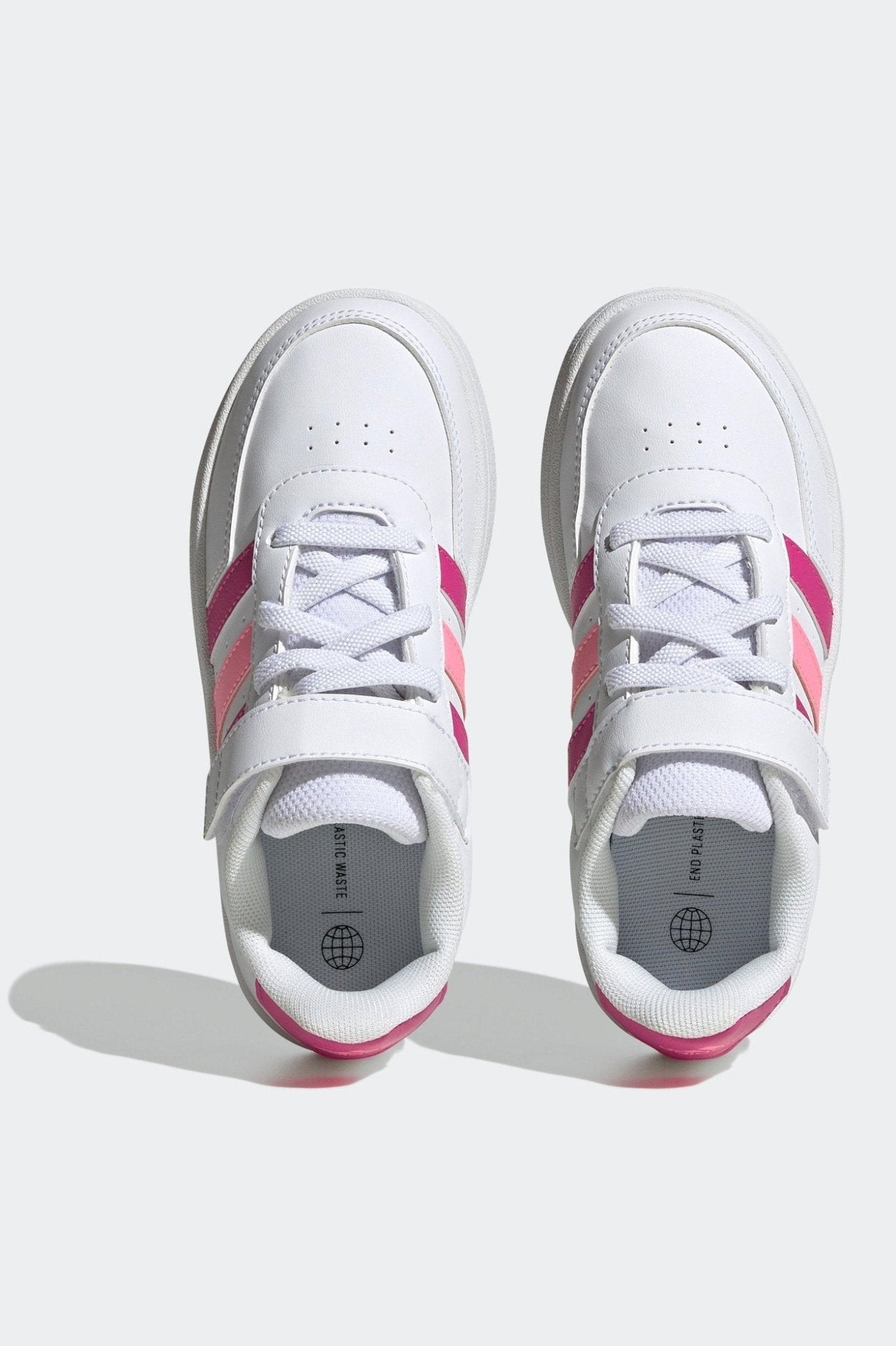 ADIDAS - סניקרס לנערות Breaknet 2.0 בצבע לבן וורוד - MASHBIR//365