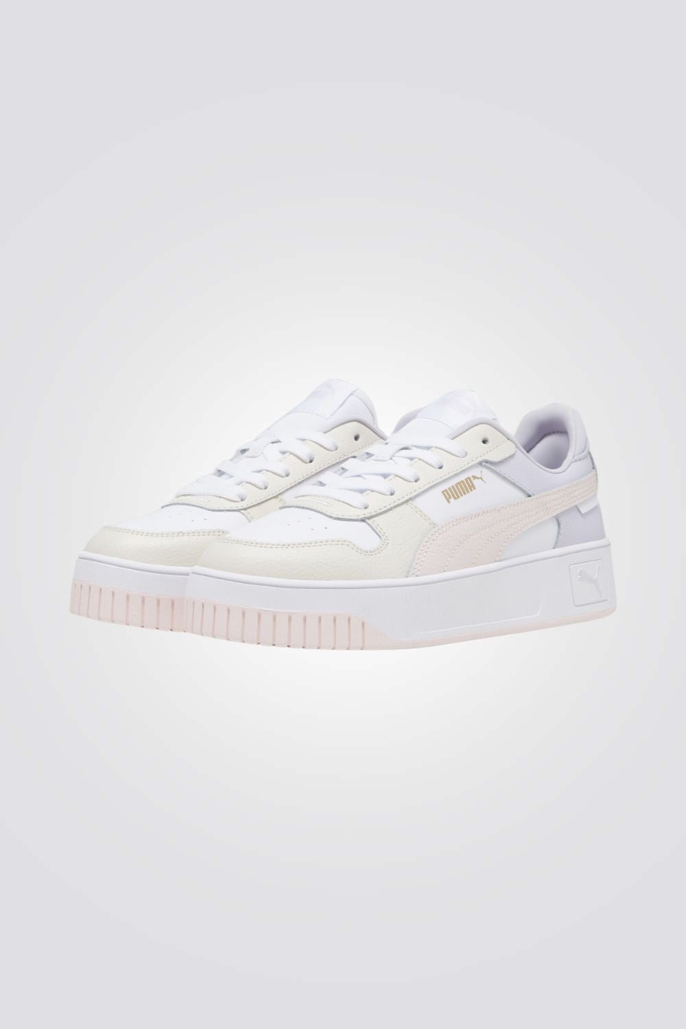 PUMA - סניקרס לנשים Carina Street בצבע ורוד ולבן - MASHBIR//365