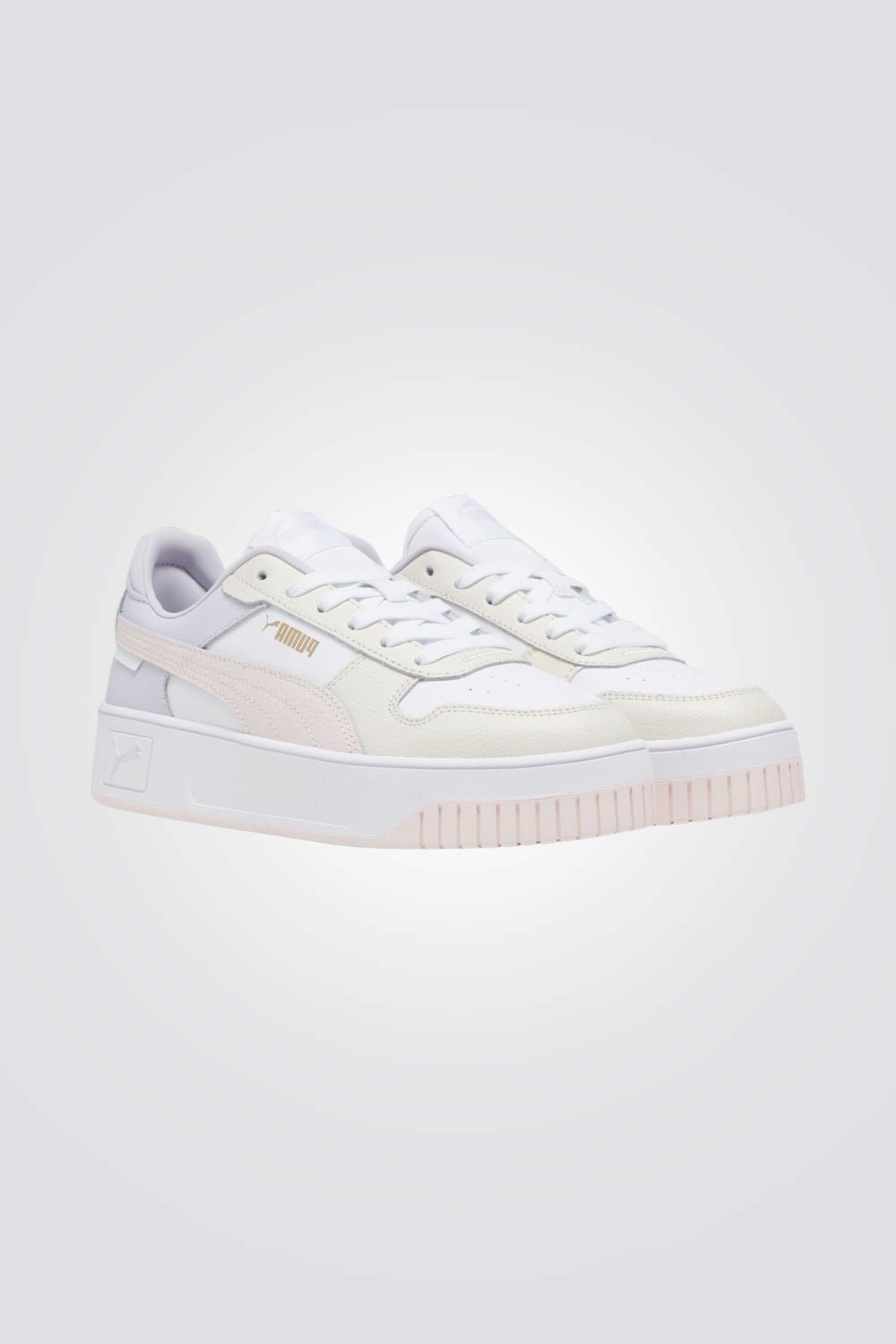 PUMA - סניקרס לנשים Carina Street בצבע ורוד ולבן - MASHBIR//365