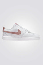 NIKE - סניקרס לנשים Court Vision Low Next Nat בצבע לבן וורוד - MASHBIR//365