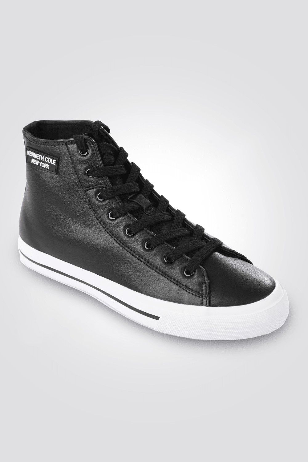 KENNETH COLE - סניקרס לנשים HIGH LEATHER בצבע שחור - MASHBIR//365