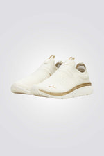 PUMA - סניקרס לנשים Softride Pro Echo Sl בצבע לבן וזהב - MASHBIR//365