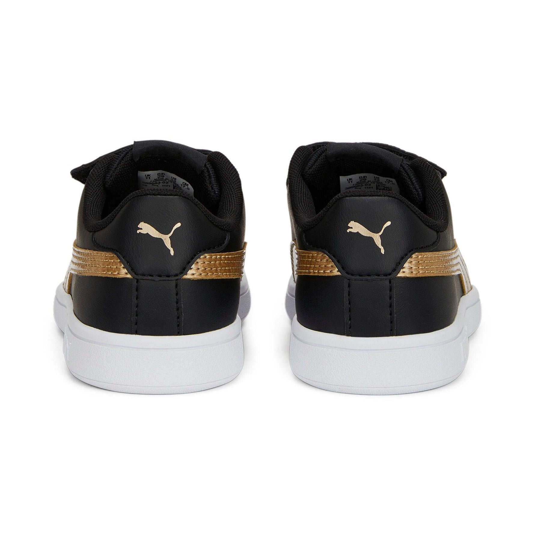 PUMA - סניקרס לנוער SMASH V2 בצבע שחור - MASHBIR//365