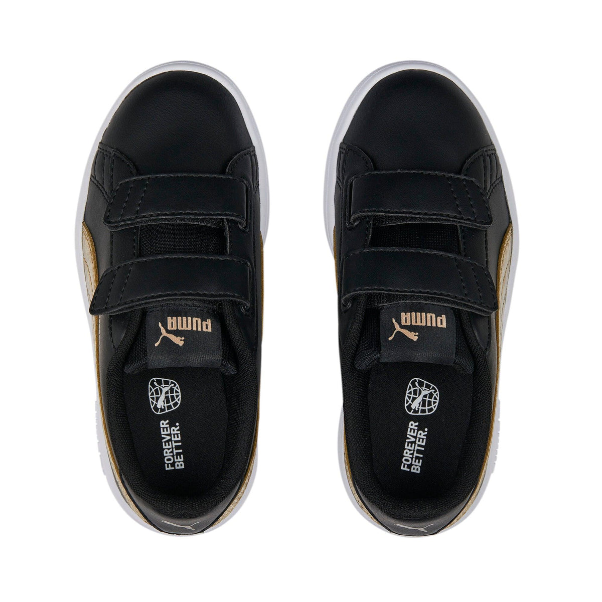 PUMA - סניקרס לנוער SMASH V2 בצבע שחור - MASHBIR//365