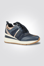 GEOX - סניקרס מוגבהת לנשים ZOSMA בצבע כחול - MASHBIR//365