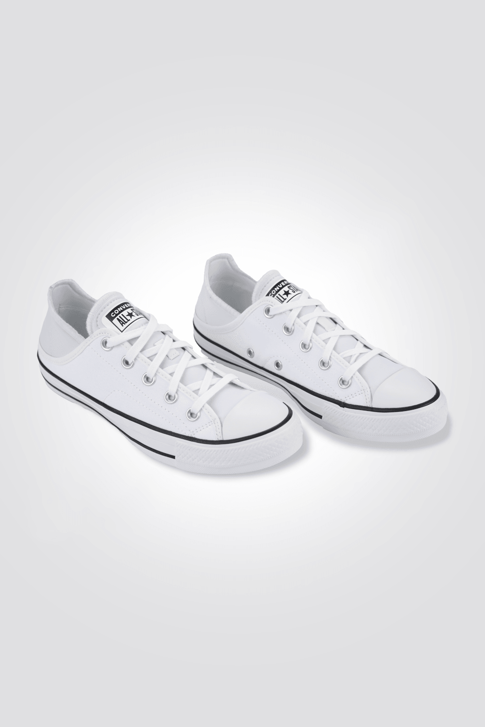 CONVERSE - סניקרס נמוכות לנשים CHUCK TAYLOR ALL STAR CRUSHED HEEL בצבע לבן - MASHBIR//365