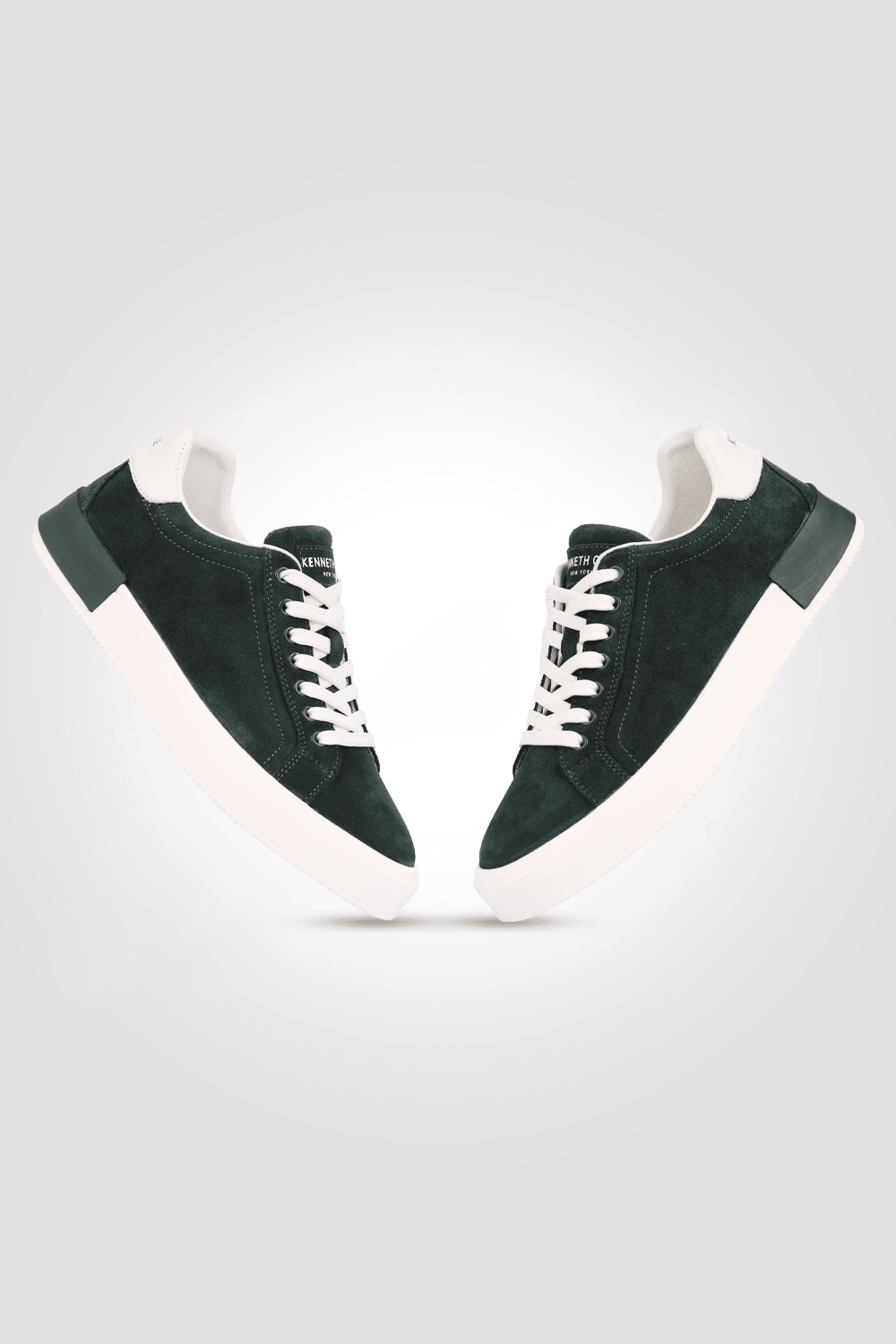 KENNETH COLE - סניקרס SUEDE בצבע ירוק בקבוק - MASHBIR//365
